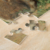 A Mother Rabbit and her Young by Alfred Barber Legpuzzel (Zijkant)