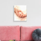 A Mother’s First Touch Canvas Afdruk (Insitu (Woonkamer))