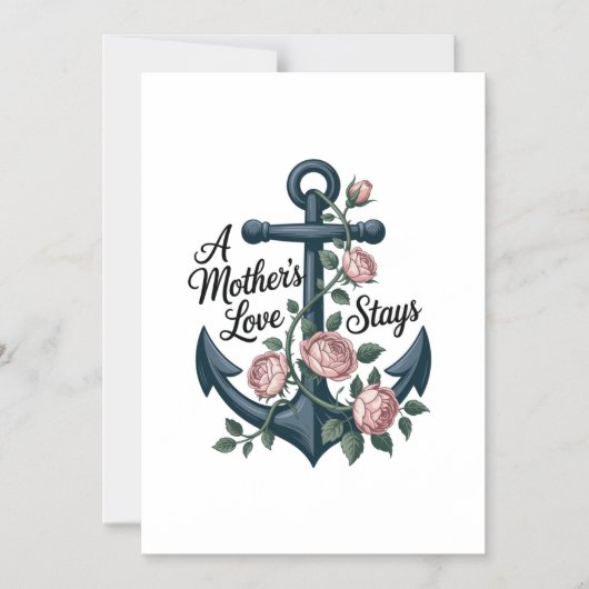 A Mother’s Love Stays Magnetische Uitnodiging (Voorkant)