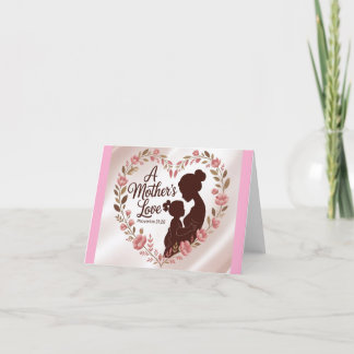 A Mother's Love Christian Mother's Day Card Bedankkaart