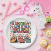 A Mother's Love Is The First Home We Ever Know Papieren Bordje (Feest)