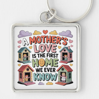 A Mother's Love Is The First Home We Ever Know Sleutelhanger
