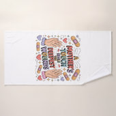 A Mother's Touch Heals The Deepest Wounds Badhanddoek (Badhanddoek)