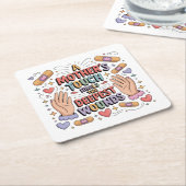 A Mother's Touch Heals The Deepest Wounds Kartonnen Onderzetters (Schuin)