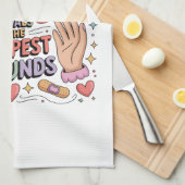 A Mother's Touch Heals The Deepest Wounds Theedoek (Quarter Fold)