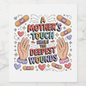 A Mother's Touch Heals The Deepest Wounds Wijn Etiket (Enkel label)