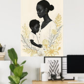 A Mother's Unspoken Strength I Poster (Thuiskantoor)