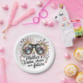 A Mother's Vision Shapes Our Future Papieren Bordje (Feest)