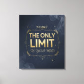 A motivational artwork for work and success canvas afdruk (Voorkant)