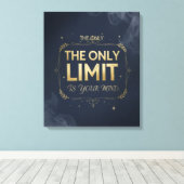 A motivational artwork for work and success canvas afdruk (Insitu (Houten vloer))