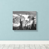 A Mountain in the North Cascades National Park Canvas Afdruk (Insitu (Houten vloer))