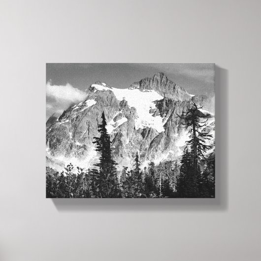 A Mountain in the North Cascades National Park Canvas Afdruk (Voorkant)