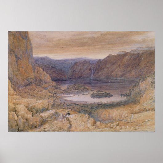 A Mountain Lake, Noorwegen, c.1827 Poster (Voorkant)