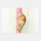 “A Mouse Ran Down the Bell Rope” by Beatrix Potter Inpakpapier Vel (Voorkant)