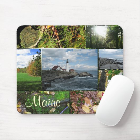 A Mousepad Collage Muismat (Met muis)
