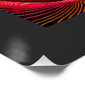 A Much Manipulated Mandelbrot Fractal Square Perfect Poster (Hoek)