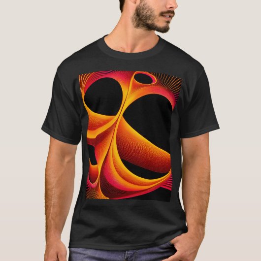 A Much Manipulated Mandelbrot Fractal T-shirt (Voorkant)