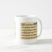 A mug for sharing your pro-life beliefs. koffiemok (Voorkant rechts)