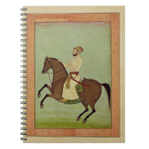 A Mughal Noble on Horseback, c.1790, van de Larg Notitieboek