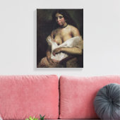 A Mulatto Woman, c.1821-24 Canvas Afdruk (Insitu (Woonkamer))