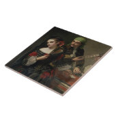 A Music Lesson, Sevilla Tegeltje (Zijkant)