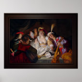 A Musical Company by Gerard Seghers Poster (Voorkant)