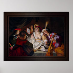 A Musical Company by Gerard Seghers Poster