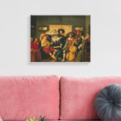 A Musical Party, c.1625 Canvas Afdruk (Insitu (Woonkamer))