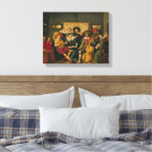A Musical Party, c.1625 Canvas Afdruk (Insitu (Slaapkamer))
