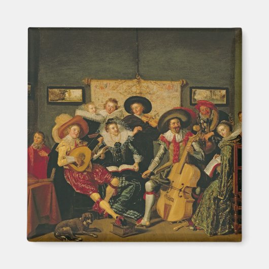 A Musical Party, c.1625 Magneet (Voorkant)