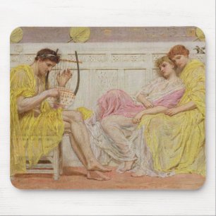 A Musicus, c.1867 (olie op canvas) Muismat