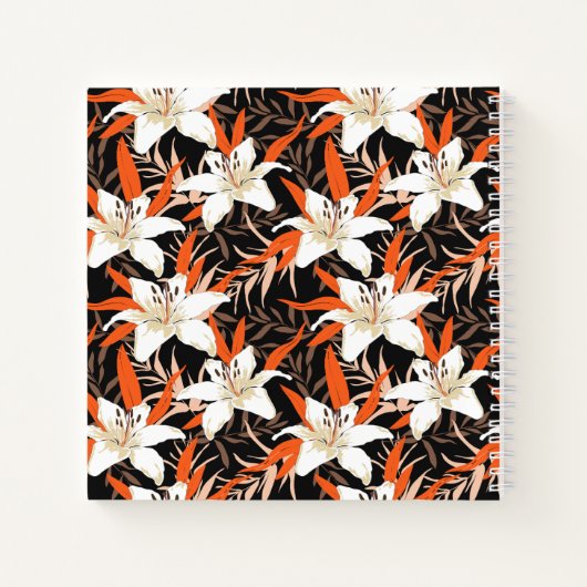 A mysterious and captivating tropical Sketch Book! Notitieboek (Achterkant)