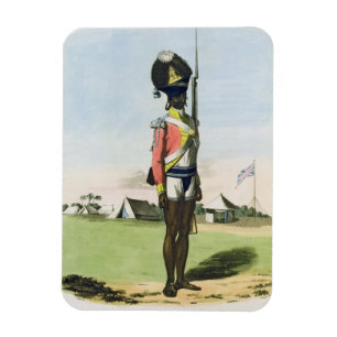 A Naigue of the Bombay Battalion, bord 28 uit 'O Magneet