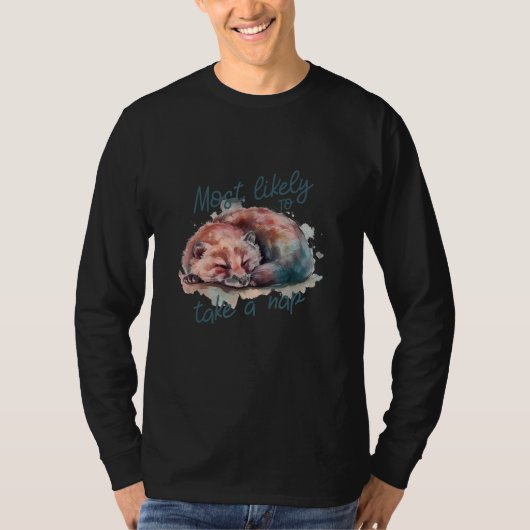 A Nap Vex Quirky and Fun Sleepyheads Sloth Fans T-shirt (Voorkant)