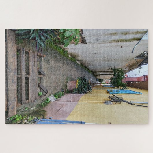 A narrow walkway legpuzzel (Horizontaal)