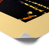 A Natural Vibe — Earth Tone Geometric Portrait Poster (Hoek)