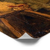 A Neapolitan flax spinner by Waterhouse Poster (Hoek)