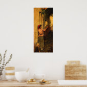 A Neapolitan flax spinner by Waterhouse Poster (Keuken)