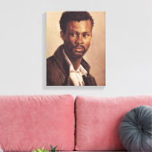 A Negro, 1823-24 Canvas Afdruk (Insitu (Woonkamer))