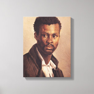 A Negro, 1823-24 Canvas Afdruk
