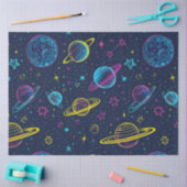 A Neon Cosmos Series Design 3 Tissuepapier (Craft)