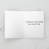 A neutral colour Ester Card with an Easter Kaart (Binnen)