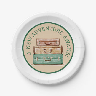 A New Adventure Awaits Papaer Plates Papieren Bordje