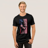 A New American Revolution Tri-Blend Shirt (Voorkant volledig)