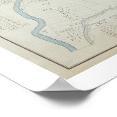 A New and Correct Map of Hackney Marsh, 1745 (lith Poster (Hoek)