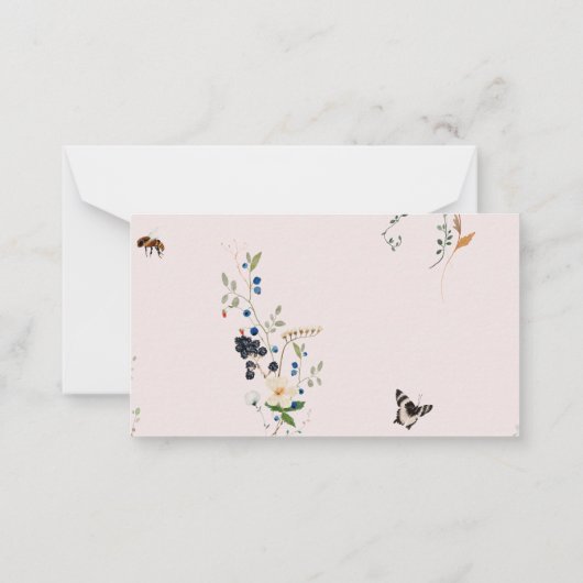 A New Chapter Baby Diaper Raffle Enclosure Card Notitiekaartje (Achterkant)