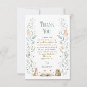 A New Chapter Baby Shower  Bedankkaart (Voorkant)