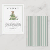 A New Chapter Baby Shower Book for Baby  Informatiekaartje (Voorkant / Achterkant)