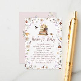 A New Chapter Baby Shower Books for Baby Informatiekaartje