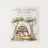 A New Chapter Baby Shower Decorations, Rustic Stor Wandkleed (Voorkant)